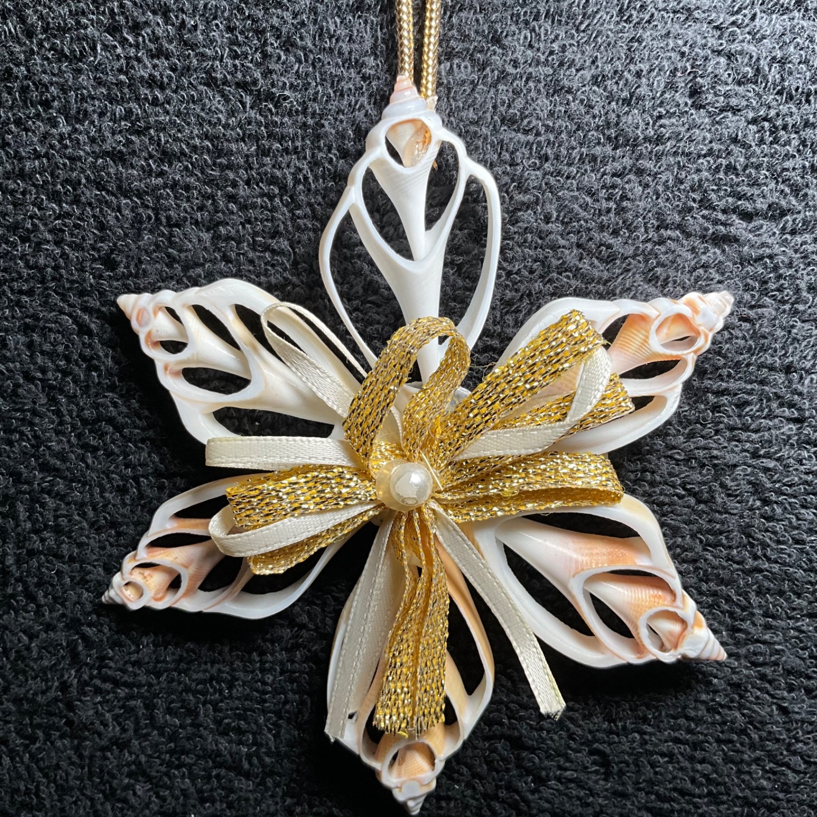 Seashell Snowflake Ornament 4\