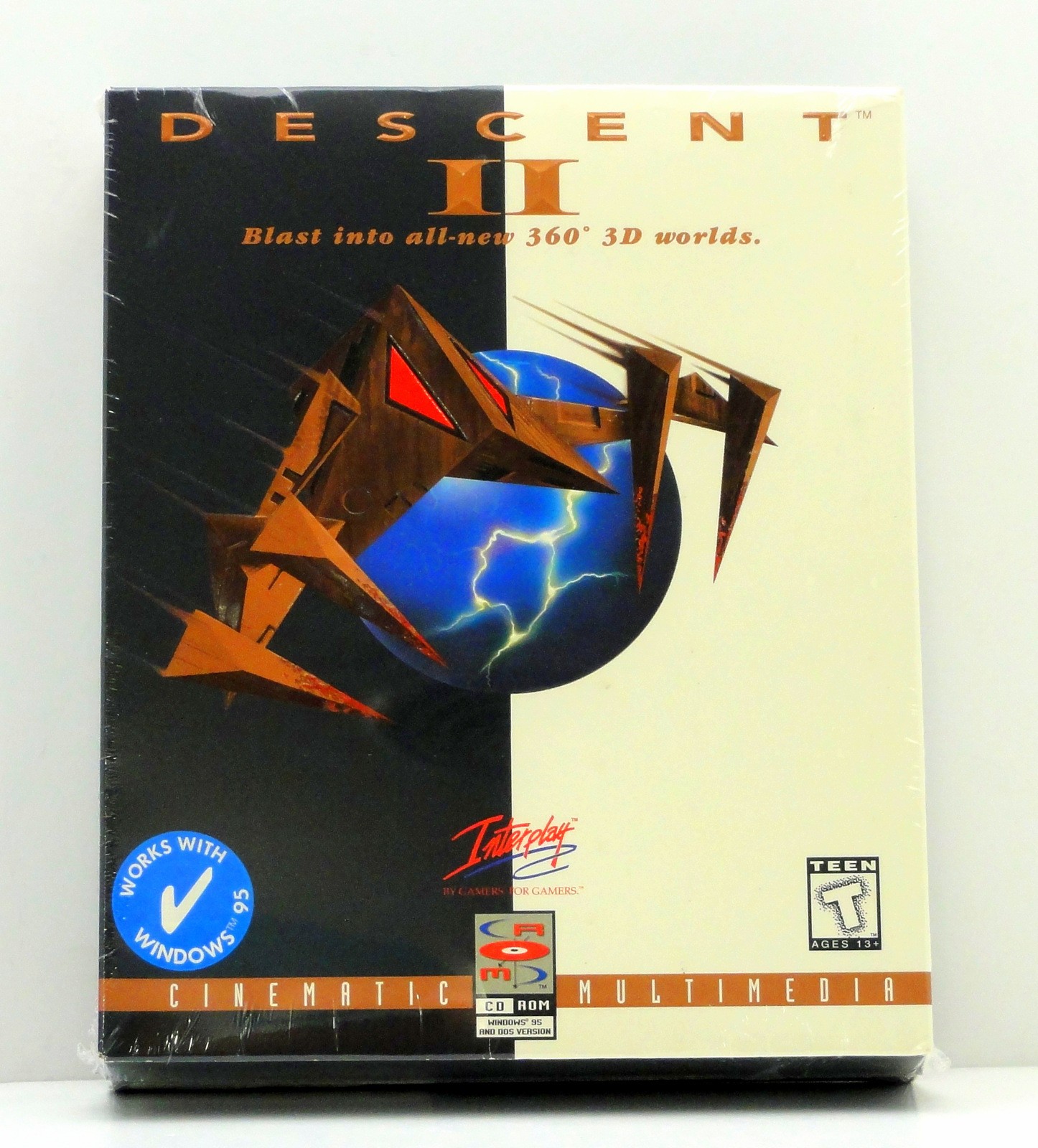 Descent II - PC Brand New, Factory Wrapped & Mint  1996