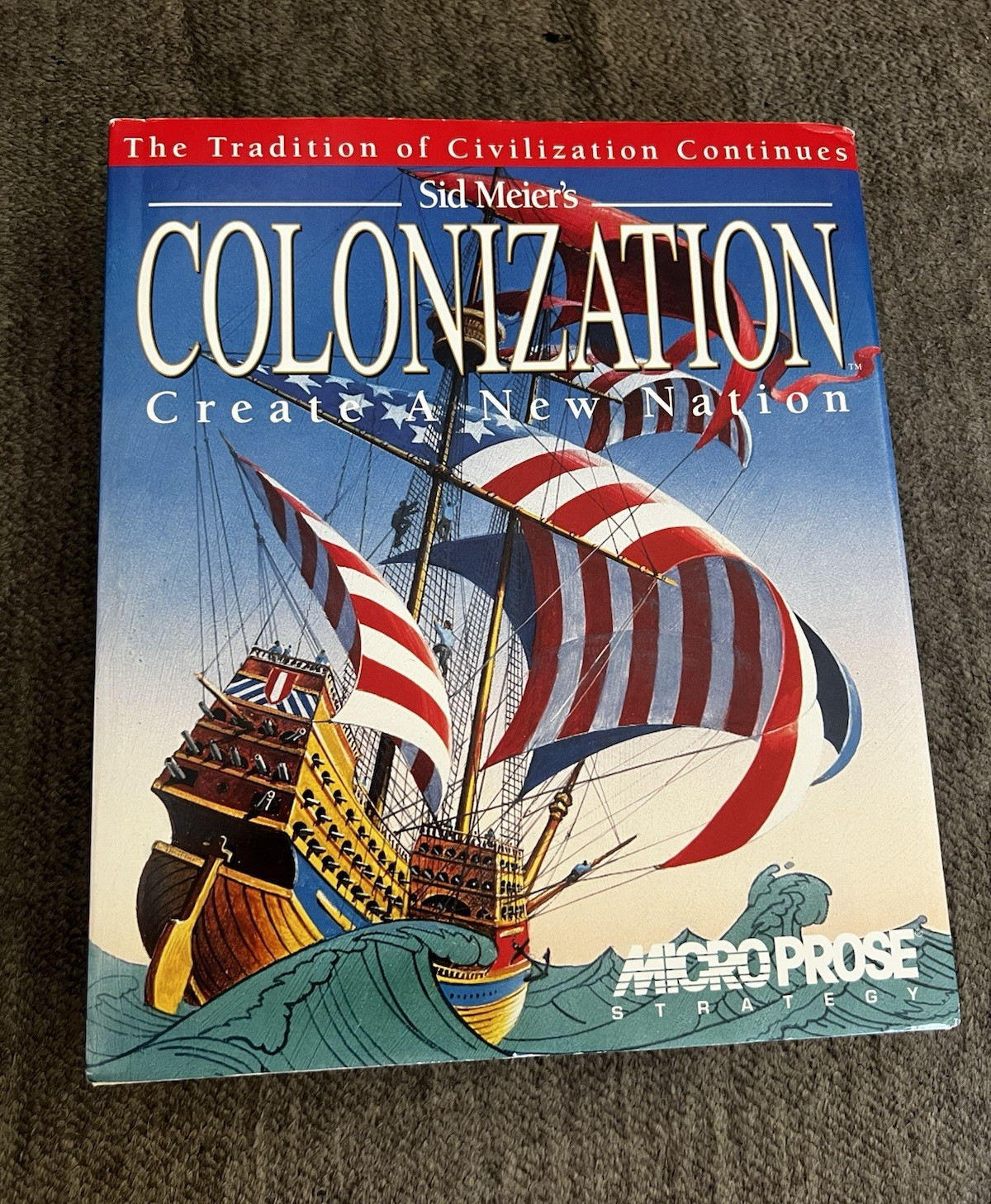 Sid Meier's Colonization (1994) PC Big Box - 100% Complete