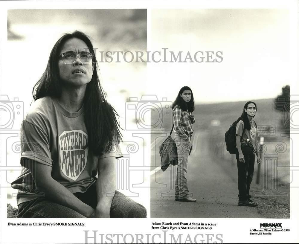 1998 Press Photo Evan Adams and Adam Beach star in 