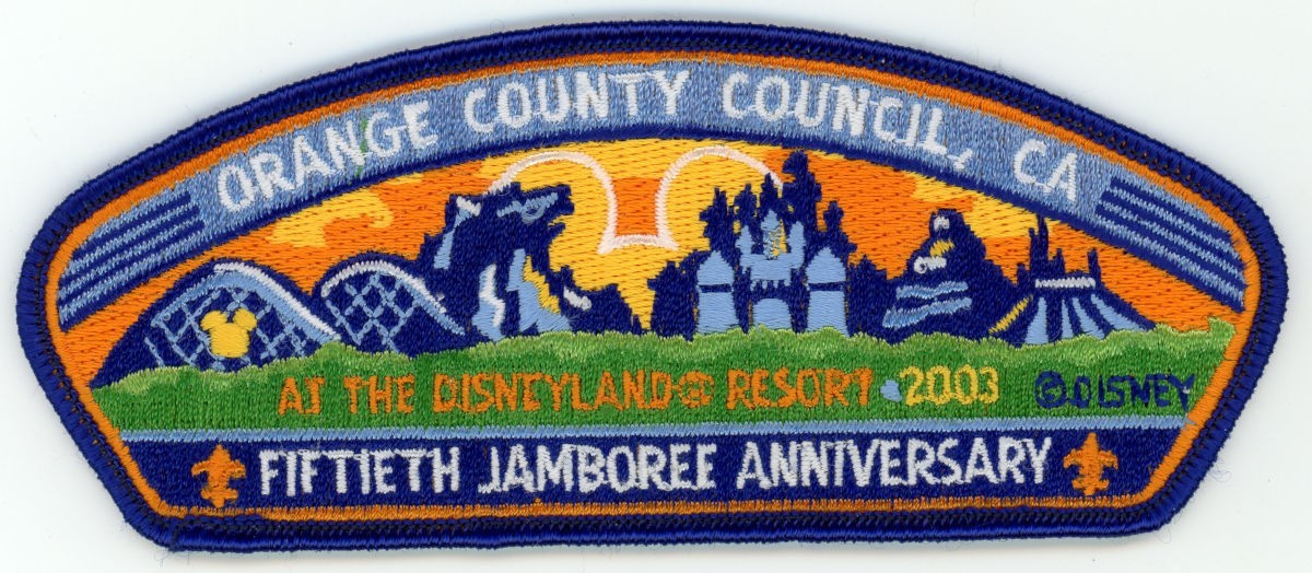 BSA - Orange County Council - 2003 Jambo at Disneyland CSP