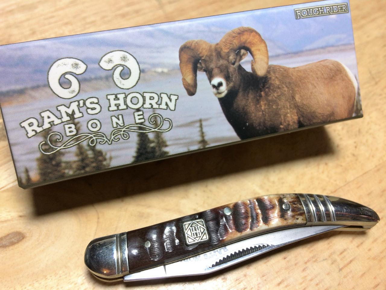 Rough Rider Brown Rams Horn Bone Texas Toothpick 3