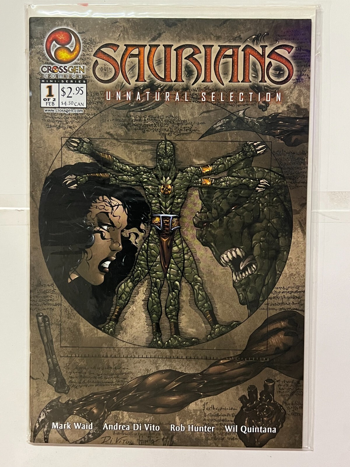 Saurians: Unnatural Selection #1 (CrossGen, February 2002) | Combined Shipping B