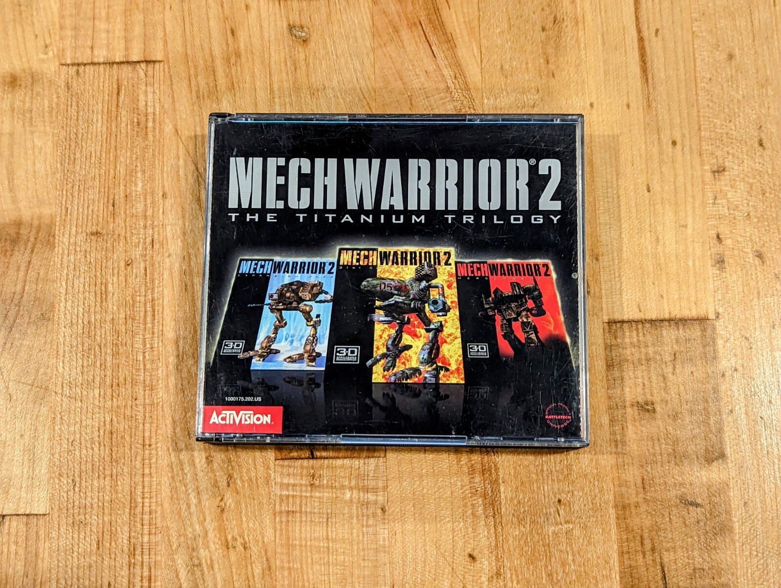 MechWarrior 2  Titanium Trilogy Edition ACTIVISION PC Missing Disk 2 Untested 