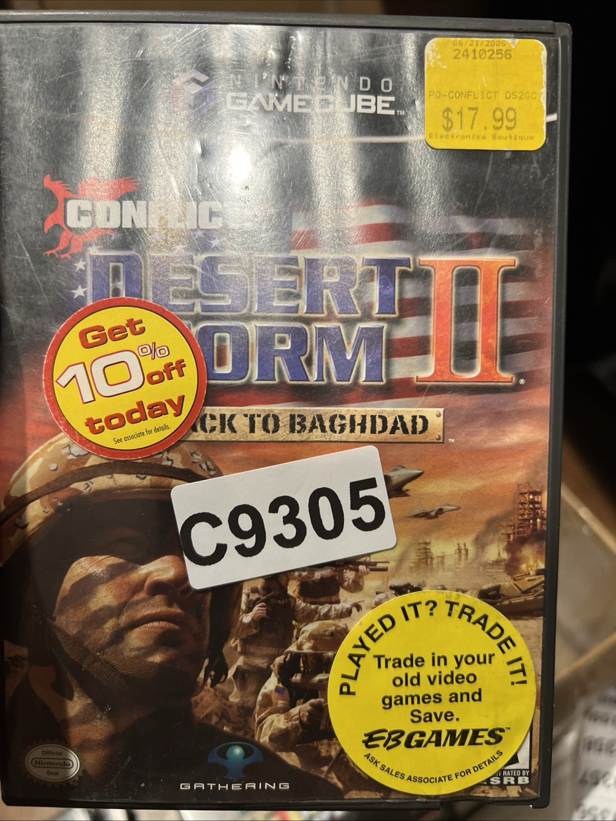 Conflict: Desert Storm II 2: Back to Baghdad (Nintendo GameCube, 2004) CiB