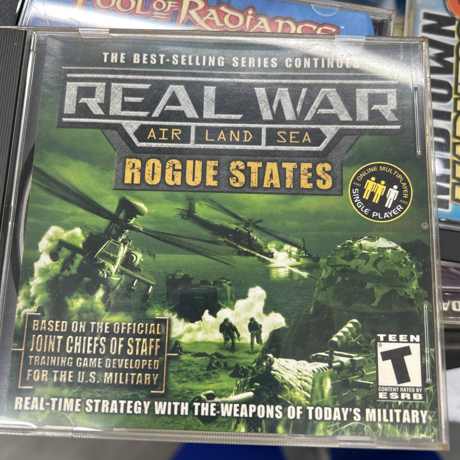 Real War Rogue States Air Land Sea Pc Game Rated T Military War StrategyF4