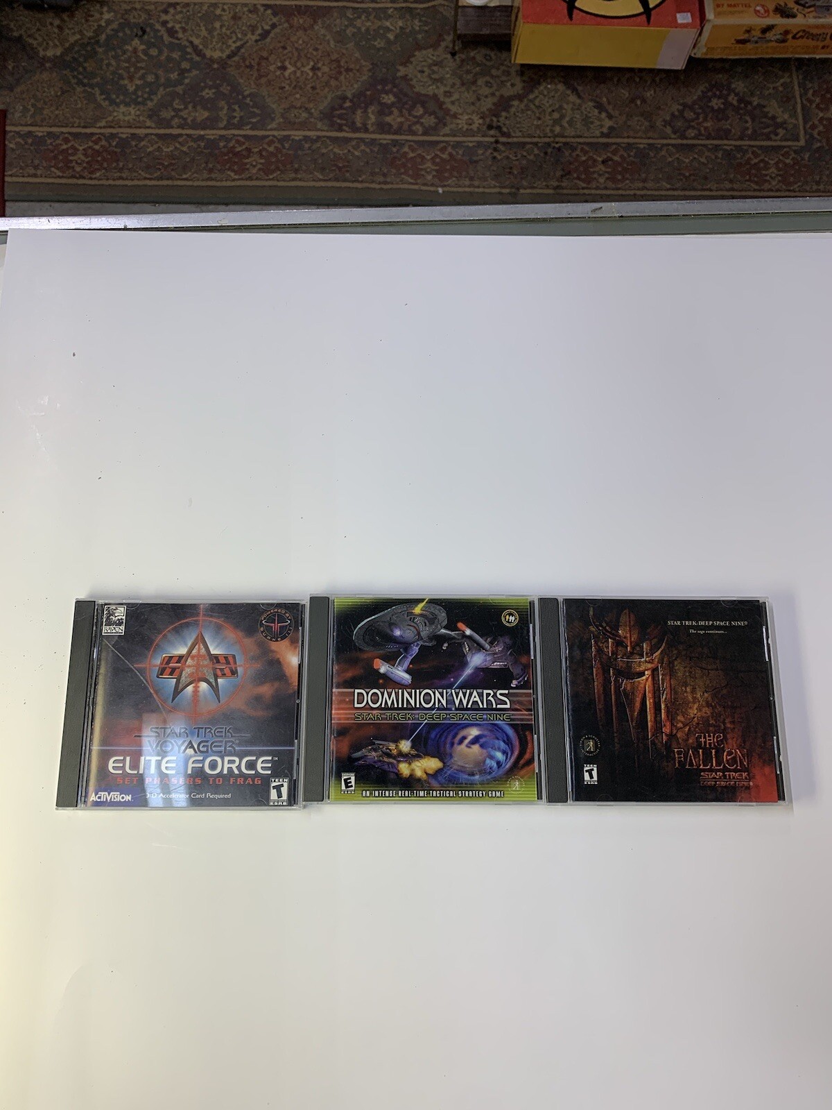 Star Trek: Deep Space Nine - Dominion Wars PC CD-Rom 2001 LOT of 3 Three