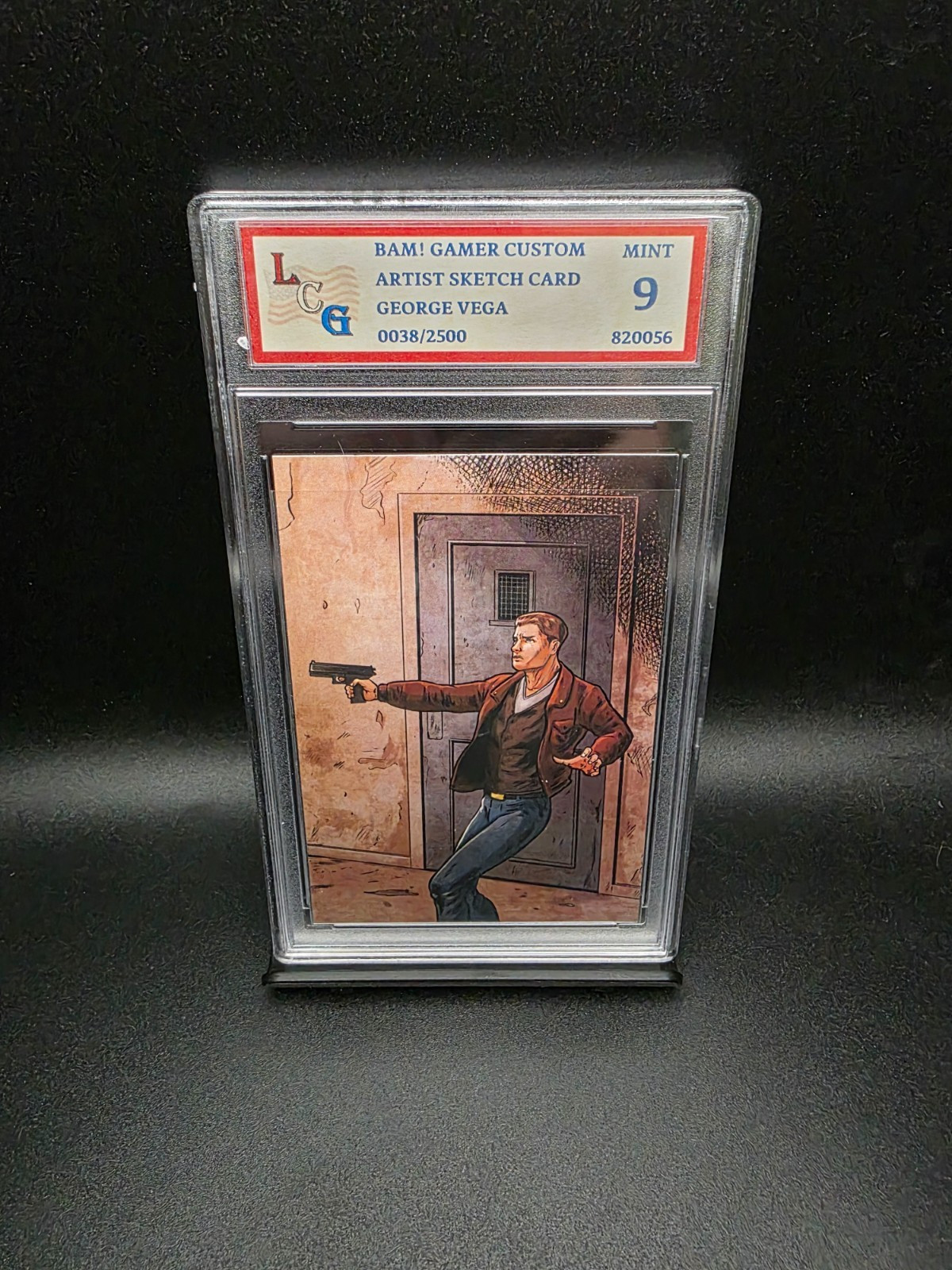 Silent Hill Bam Gamer Box Artist Card George Vega 038/2500 - Graded 9
