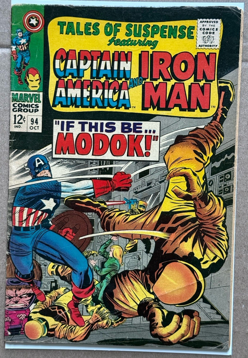 Tales of Suspense #94 1967 Marvel 1st Full Appearance M.O.D.O.K. Iron Man