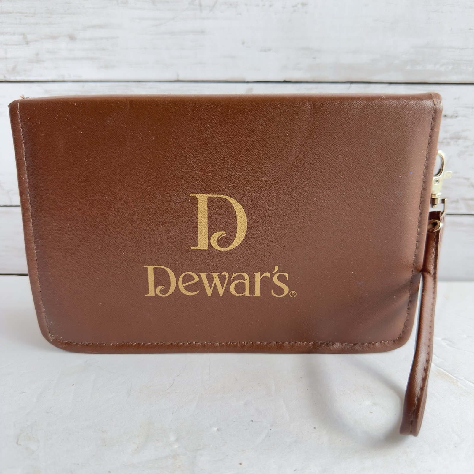 Vintage Dewar\'s Scotch Whisky Domino Set Case Advertising Game Unopened