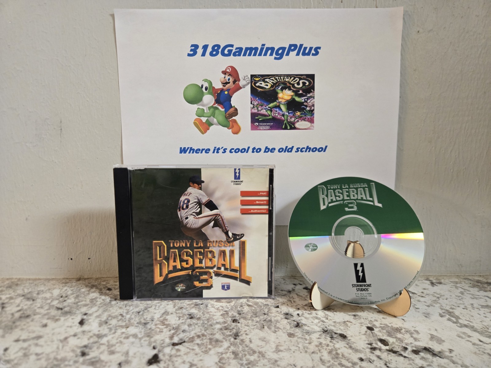 Tony La Russa Baseball 3 (PC/CD-ROM, 1995) CIB RARE FAST SAME DAY SHIPPING