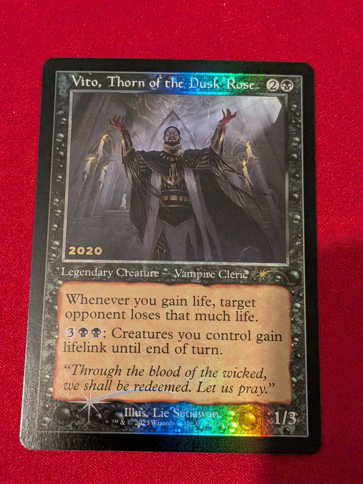 Vito, Thorn of the Dusk Rose Foil P NM 30th Anniversary Promos MTG