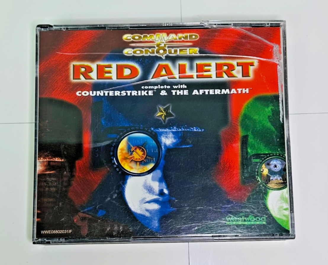 Command & Conquer Red Alert PC 4-CD Complete Counterstrike Aftermath