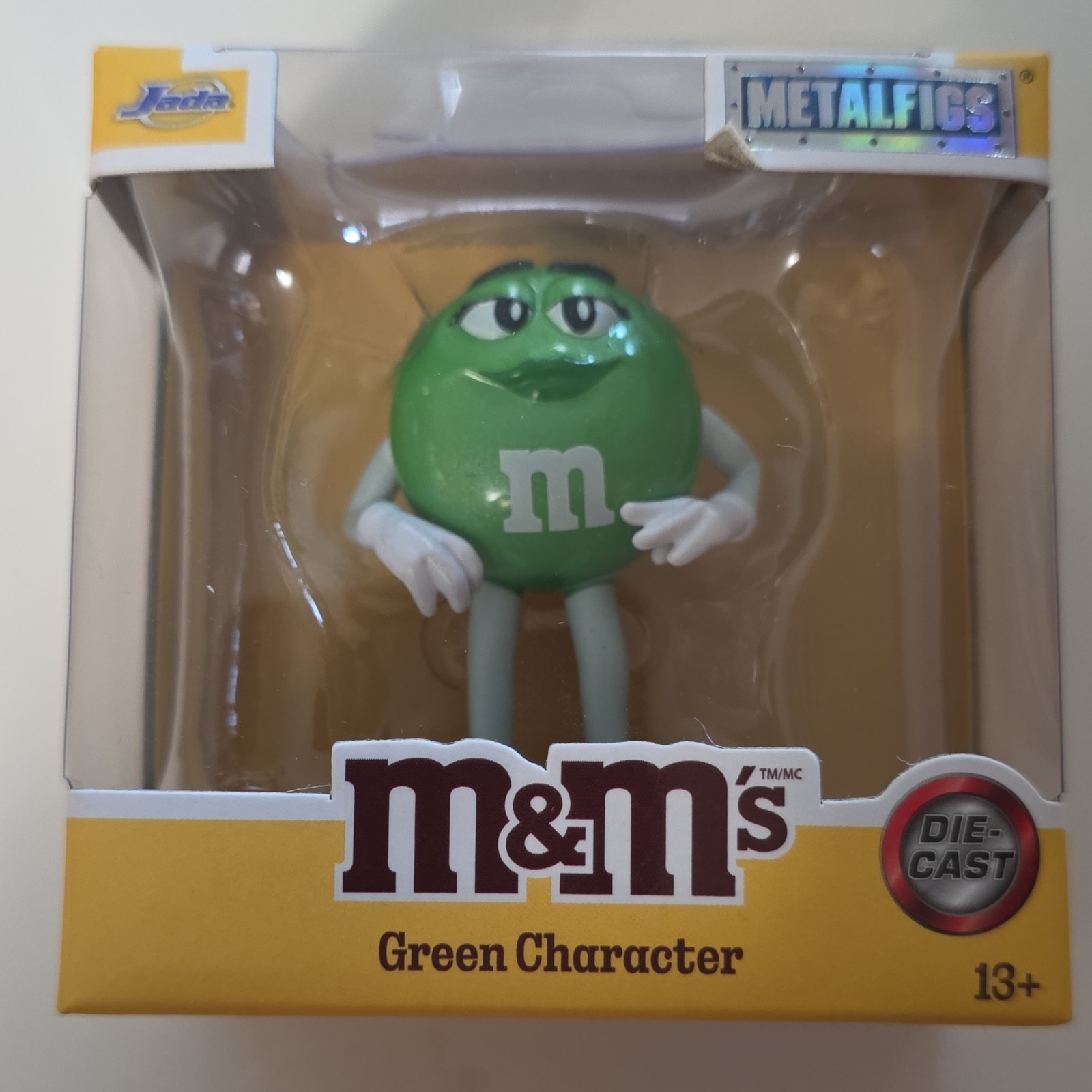 M&M\'s Green Character Die-Cast Figurine Original Candy & Nuts Theme 2025