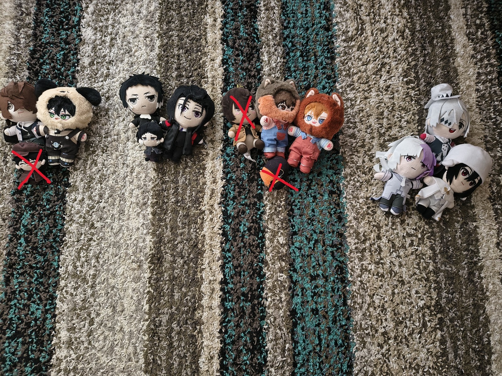 Bungou Stray dogs plushies
