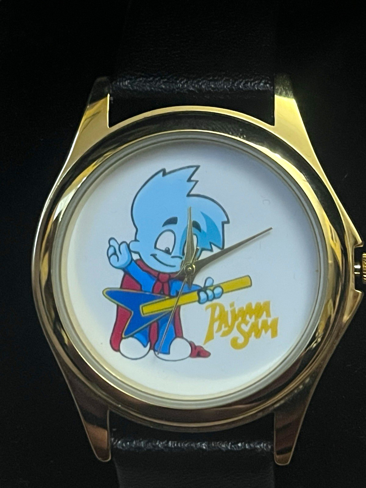 Pajama Sam Wristwatch Black Strap