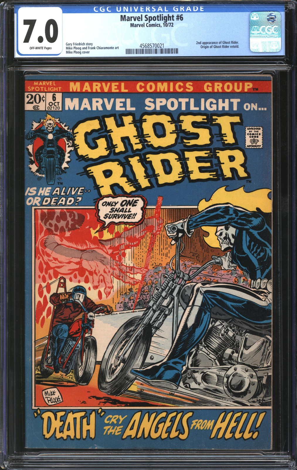 Marvel Spotlight (1972) # 6 CGC 7.0 FN/VF