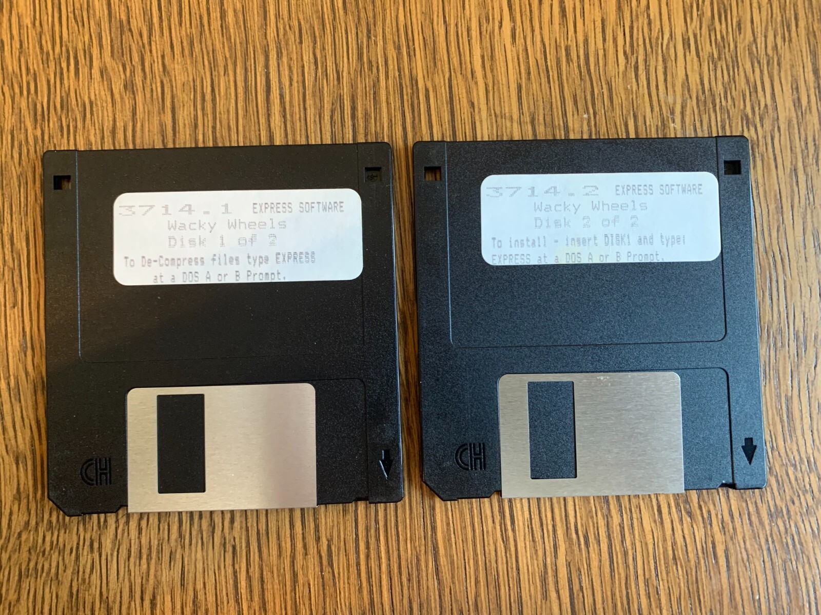 WACKY WHEELS GAME PC MS-DOS COMPUTER 3.5