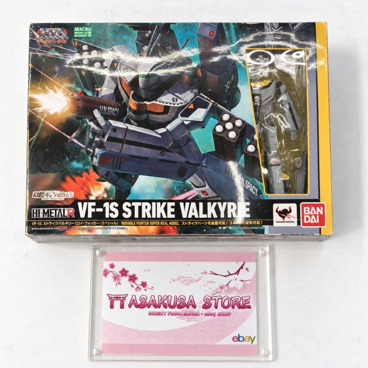 BANDAI HI-METAL R VF-1S Strike Valkyrie Roy Focker Special Macross