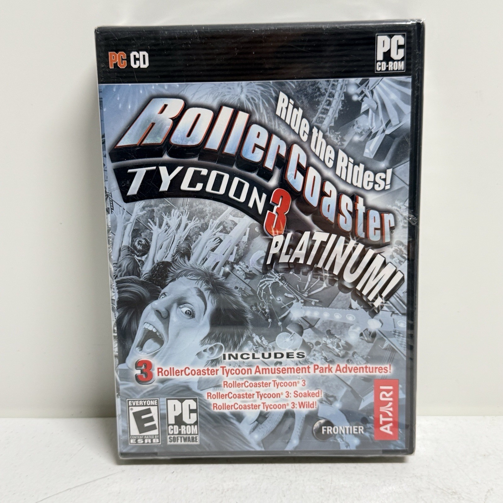 RollerCoaster Tycoon 3 Platinum (PC, 2004) • Brand New Sealed