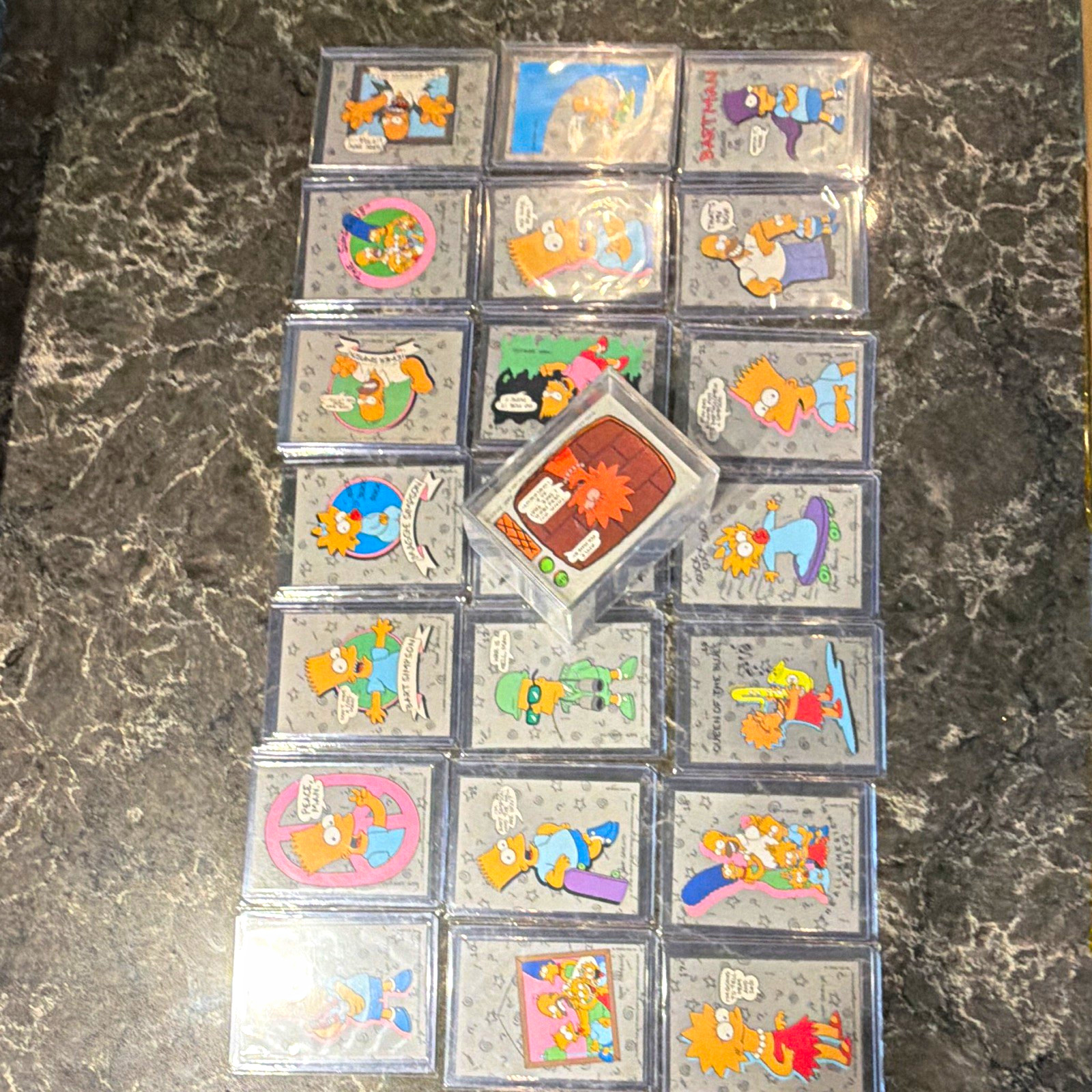 The Simpsons Bartman 1990 Non-Sport Trading Card Lot full complete set