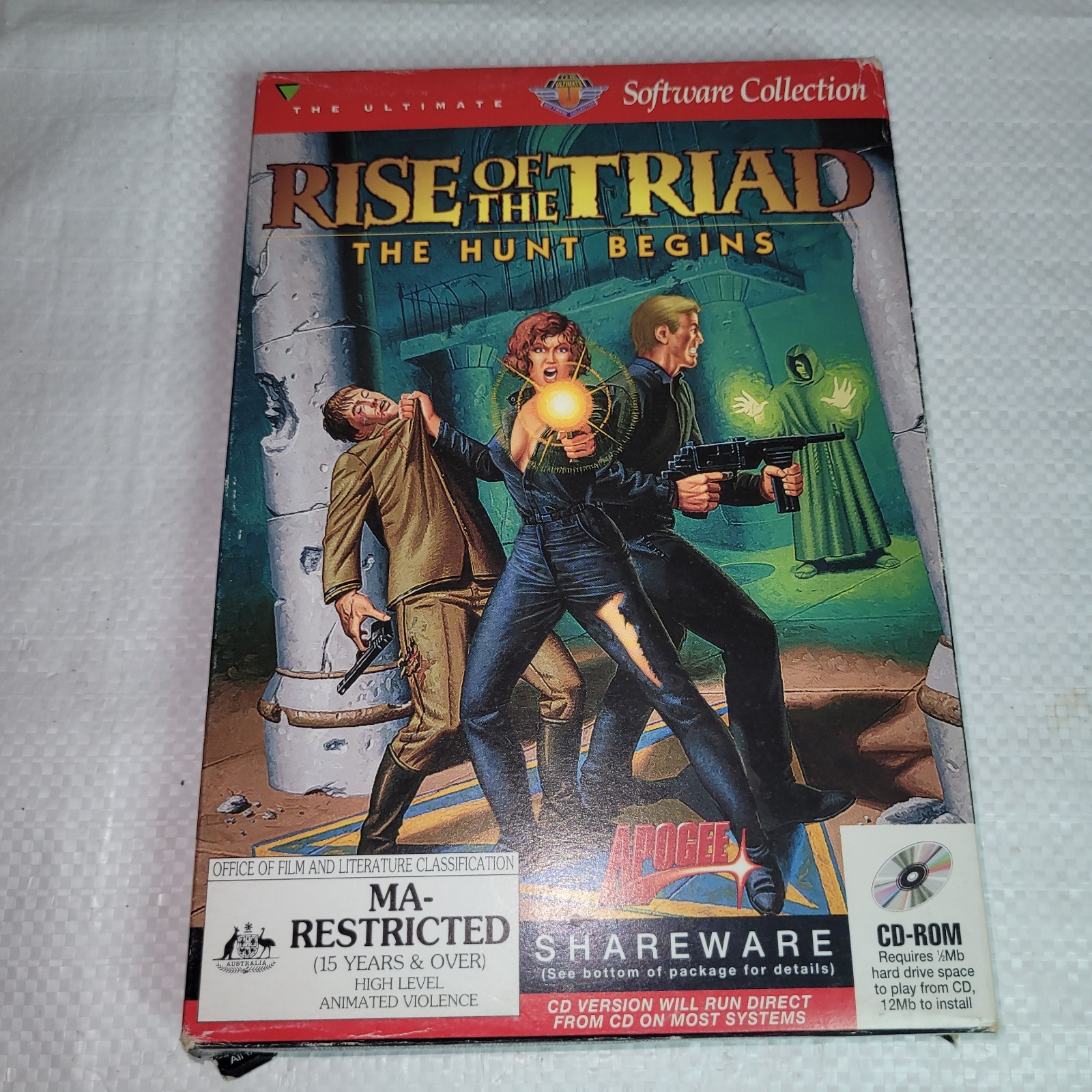 Rise Of The Triad: The Hunt Begins  PC\CD ROM Big Box 1995 Manacom Australia NZ