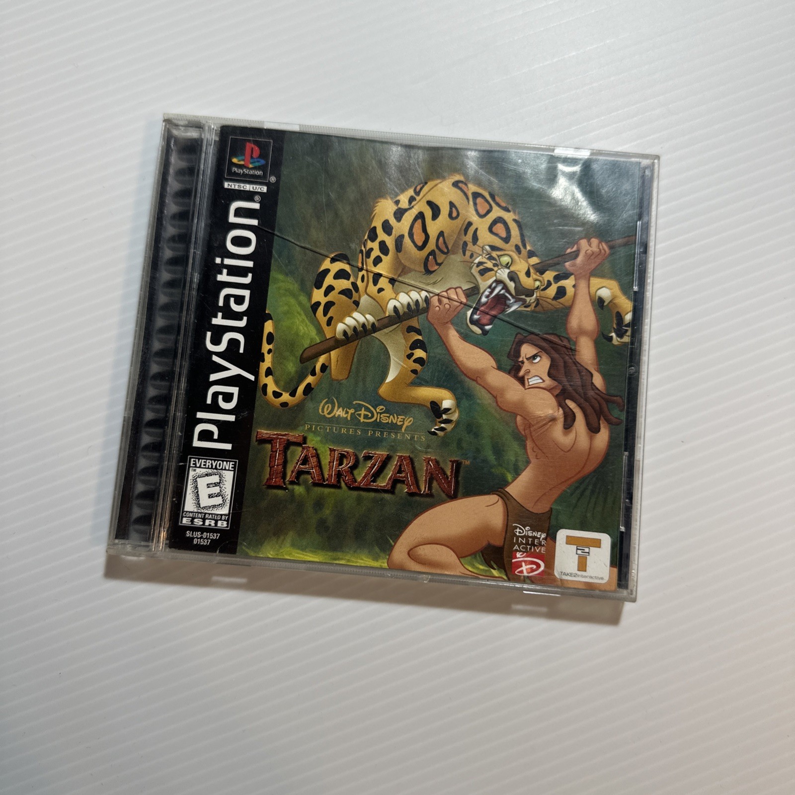 Tarzan PS1 PlayStation 1 Black Label Complete 