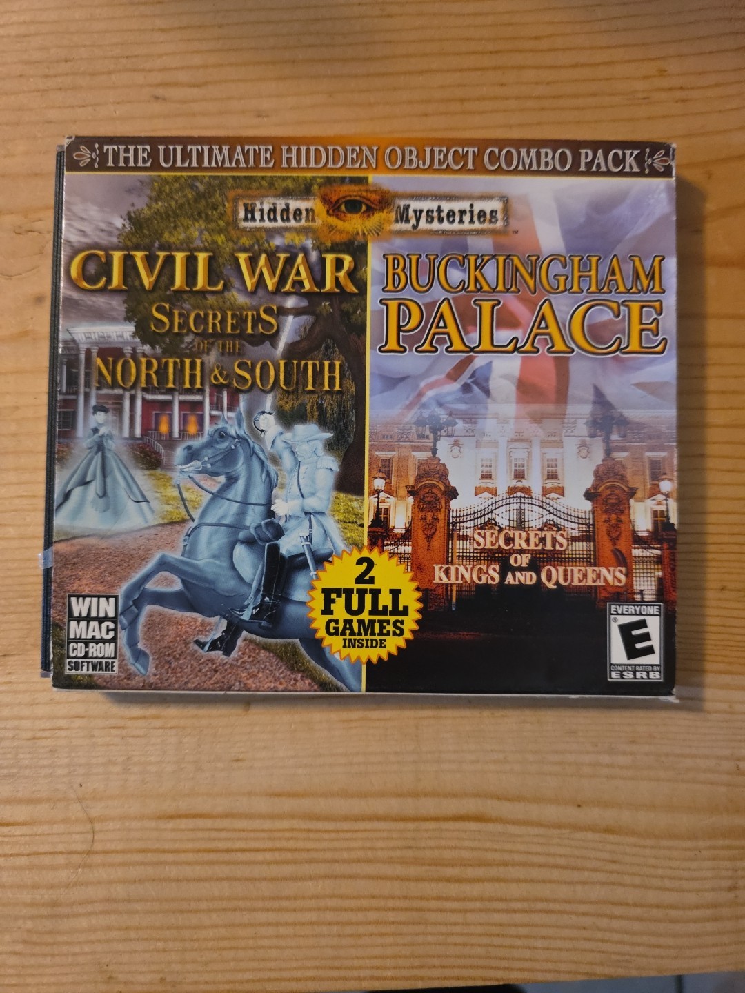 Hidden Mysteries PC MAC CD-ROM Civil War and Buckingham Palace Secrets Game Used