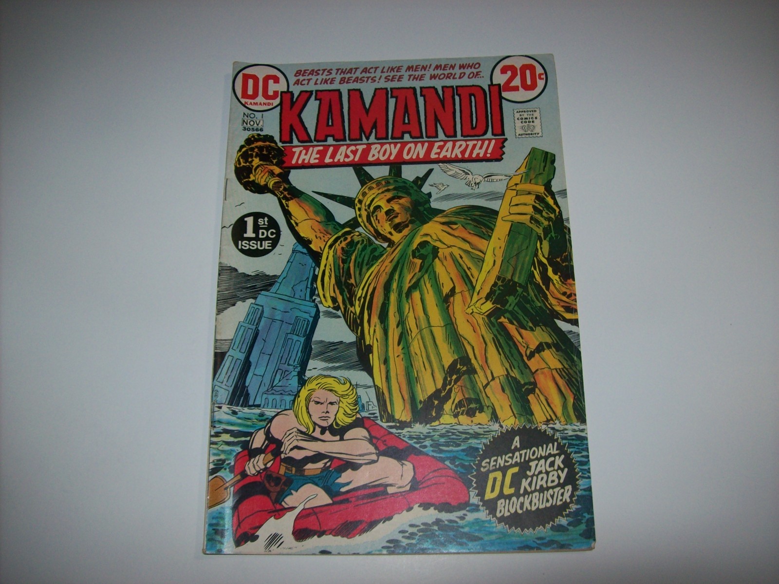 Kamandi, the Last Boy On Earth #1 DC Comics October-November 1972 First Issue