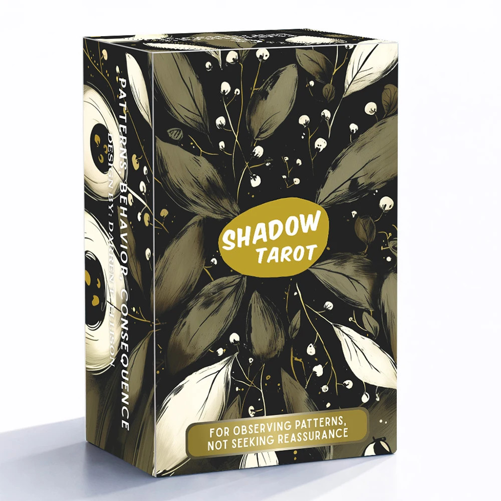 Shadow Tarot Cards Set: 80 Pieces (13x8 cm / 5.12x3.15 in) Reflective Deck Wow