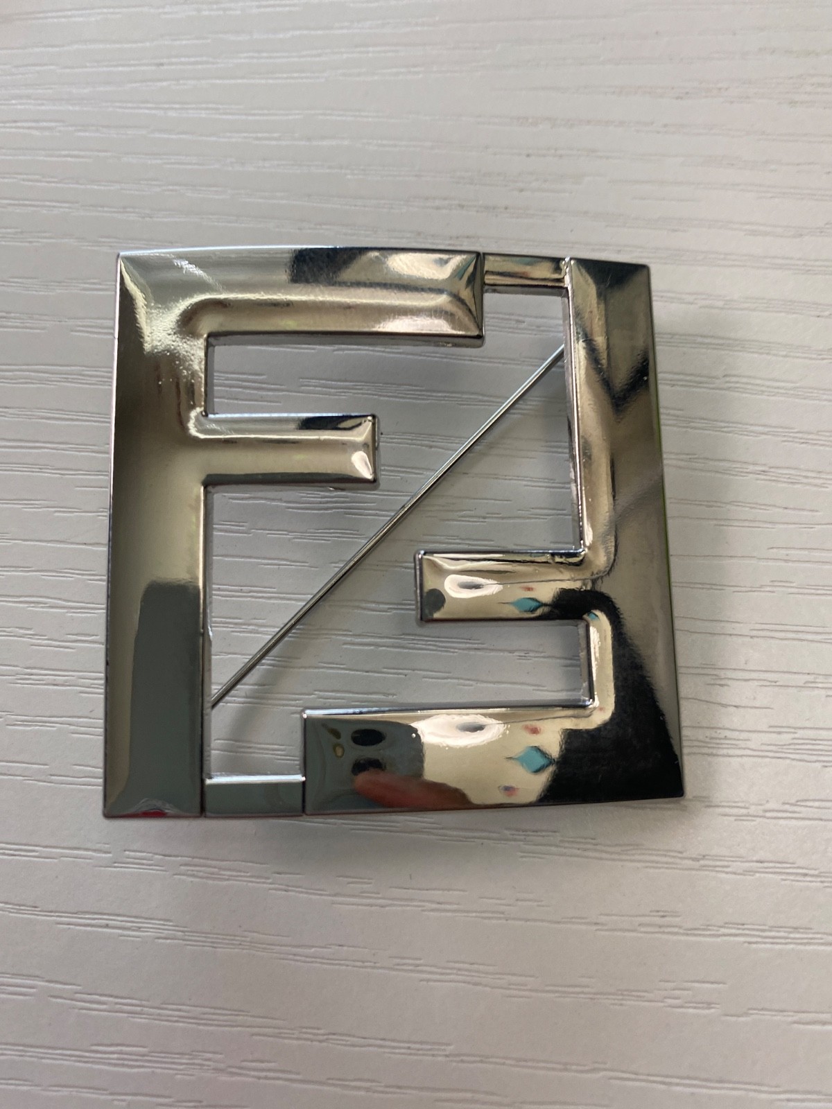 Fendi Shiny Stylish Luxury Brooch Pin