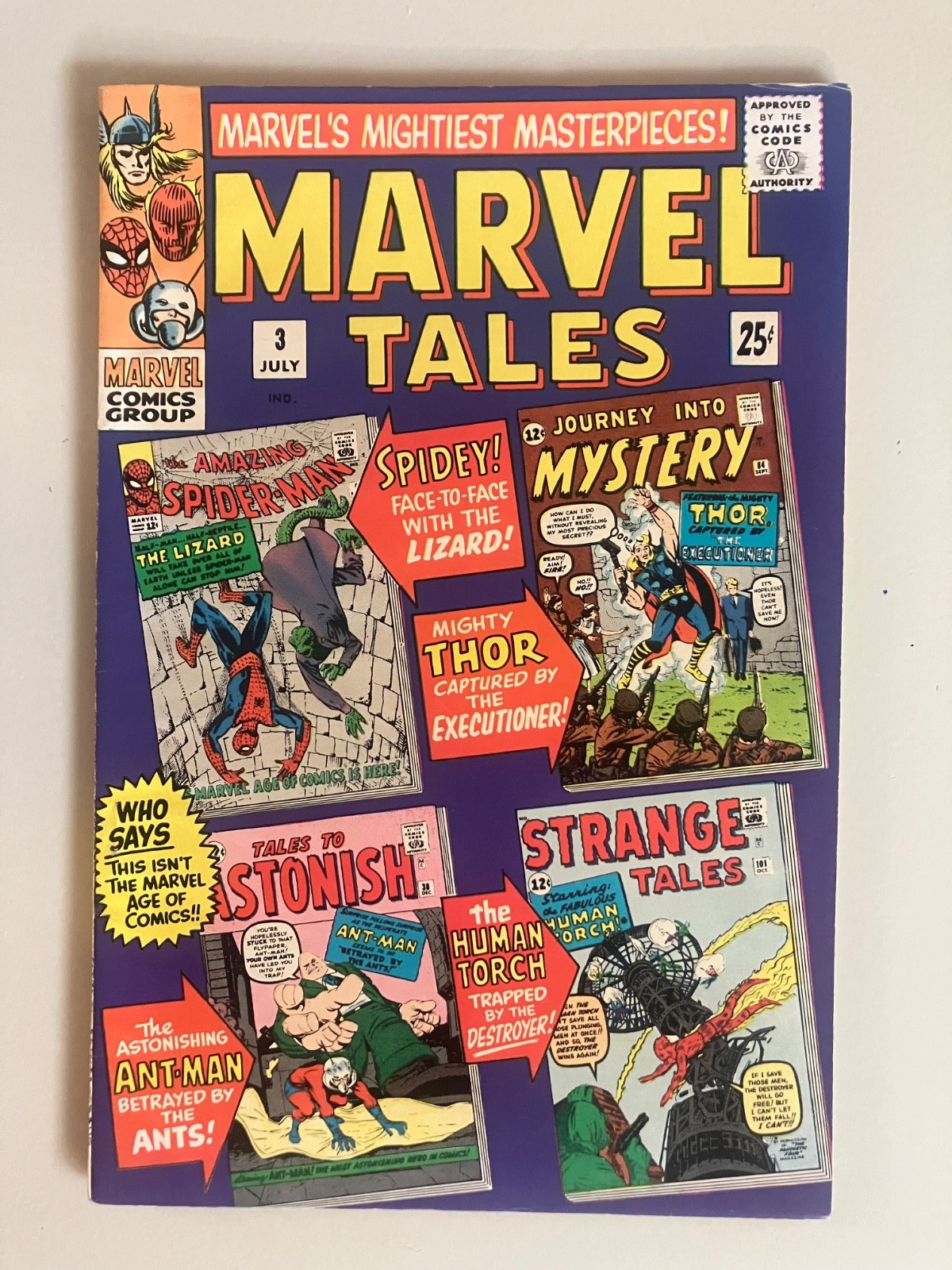 MARVEL TALES #3 VF/NM 9.0 White  Perfect Spine  Smooth  Bright  Glossy 