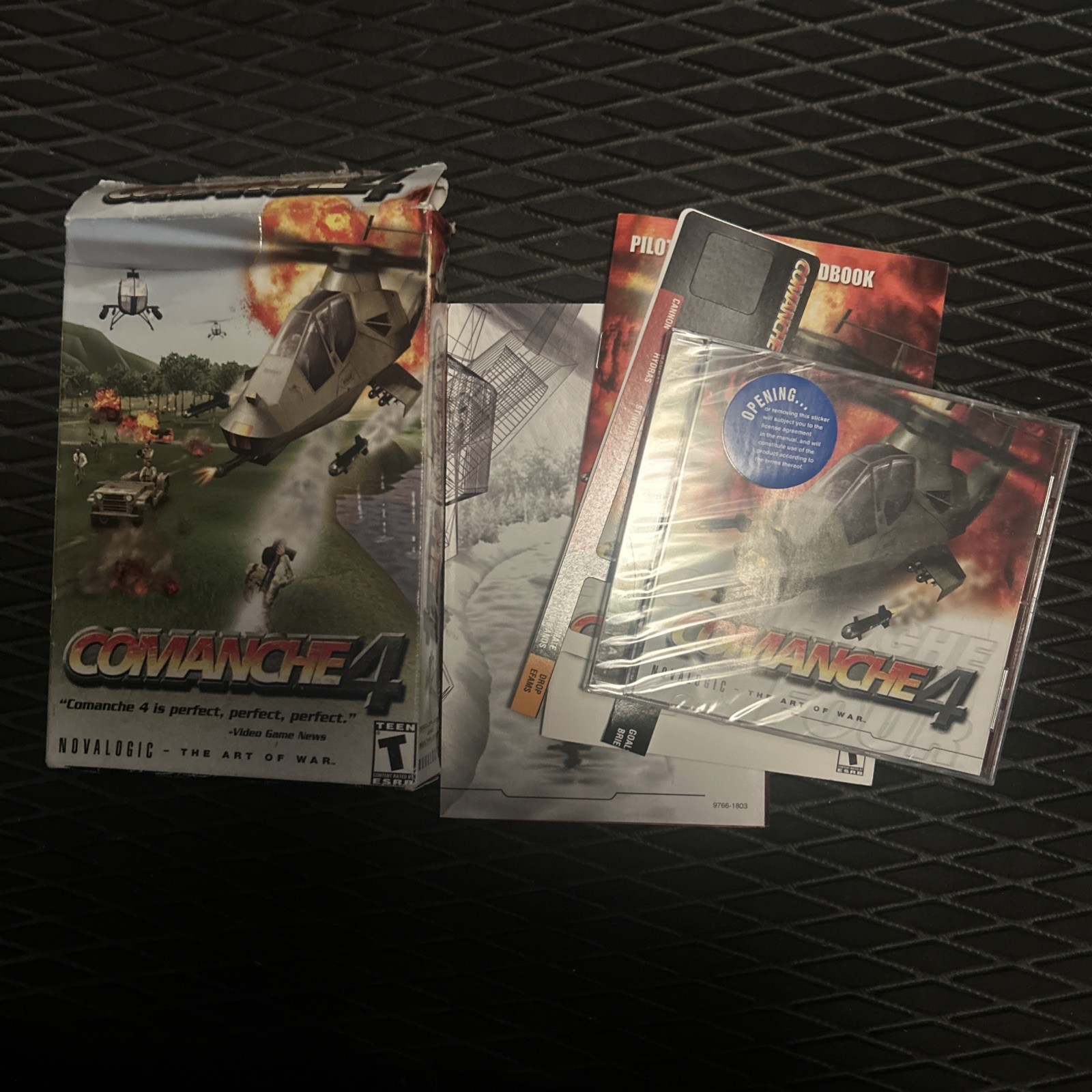 Comanche 4 PC Game - New - Sealed Game, Open Exterior Box