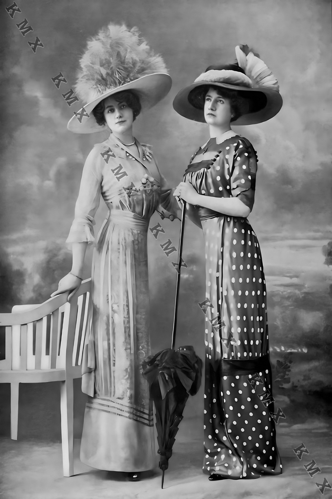1900\'s Victorian Girls 4x6 photo