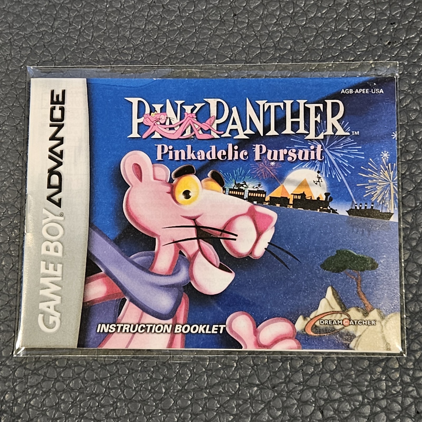 Pink Panther Pinkadelic Pursuit Original Manual Game Boy Advance GBA - No Game