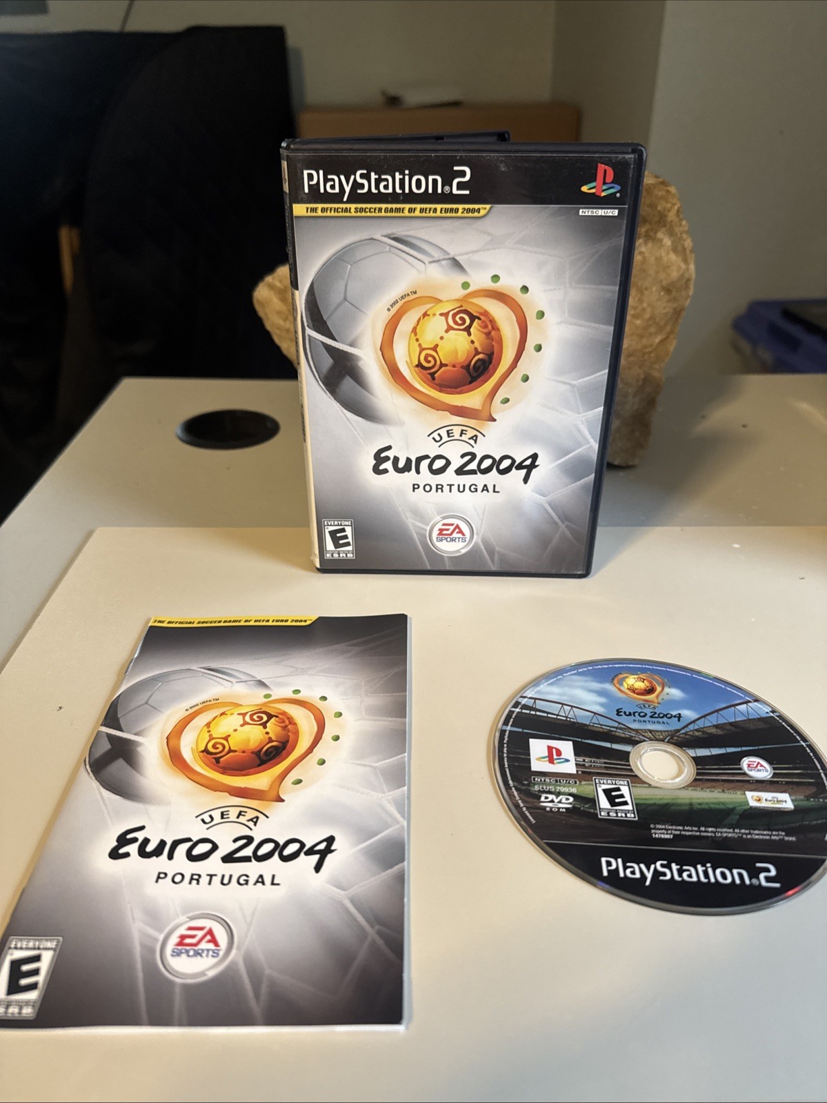UEFA Euro 2004: Portugal (Sony PlayStation 2) Tested. CIB. Clean Throughout