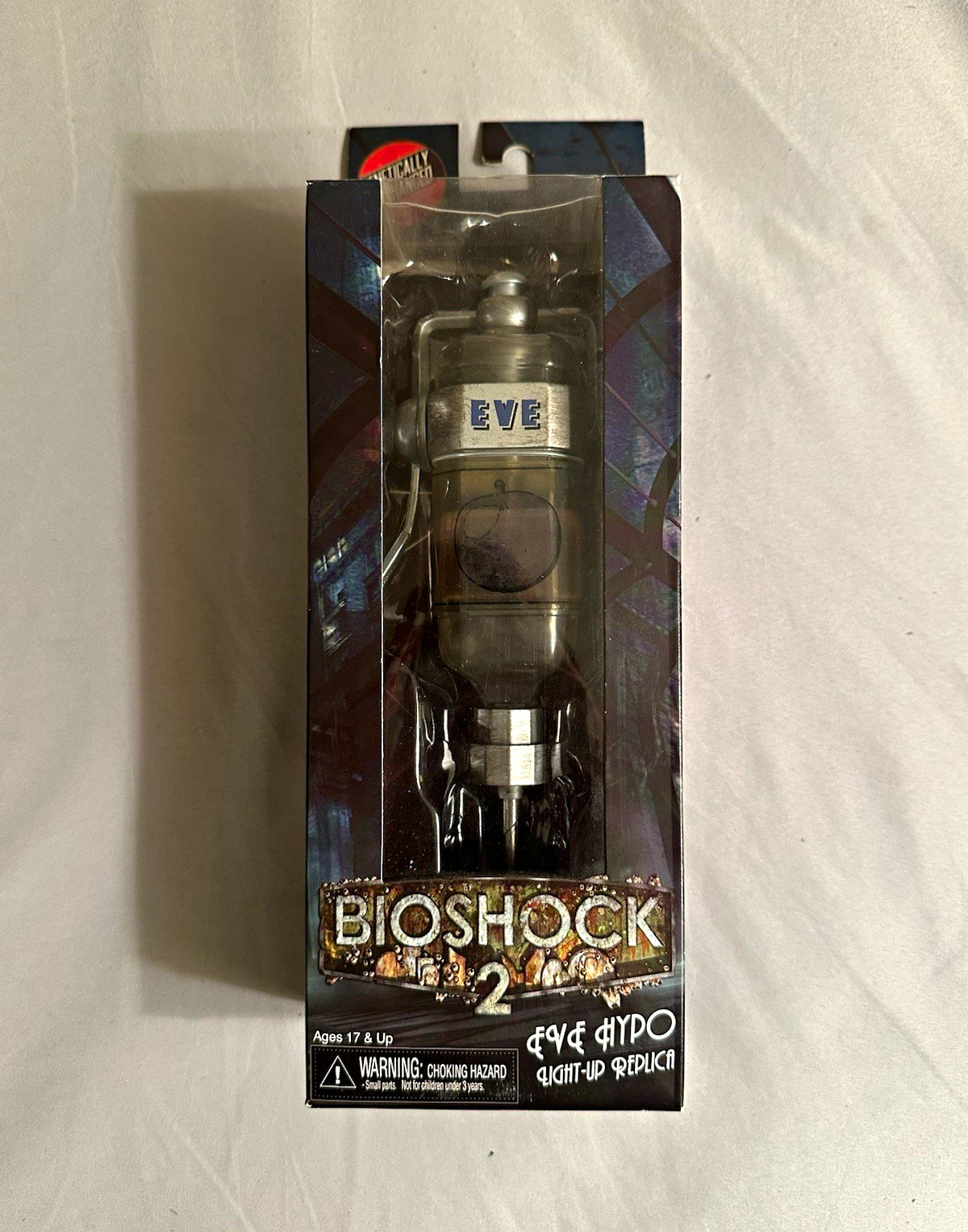 NECA Player Select BioShock 2 EVE Hypo Replica Light-Up Collectible, Sealed