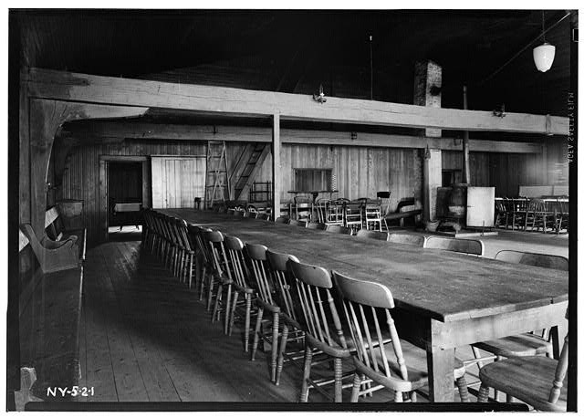 Photo:Flushing Queens NY 1900s Society of Friends Meetinghouse Interior