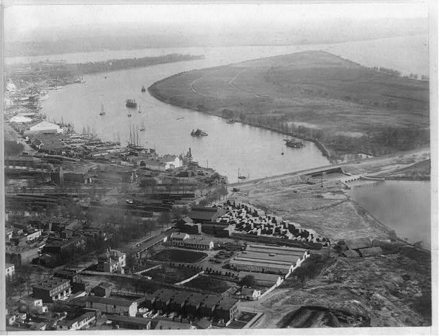 Photo:Washington DC 1900s View from Monument Potomac River Waterfront
