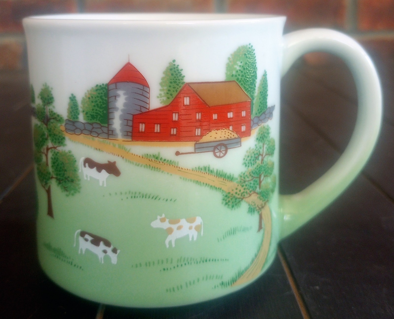 Vintage Barnyard & Homestead Ceramic Coffee Mug,