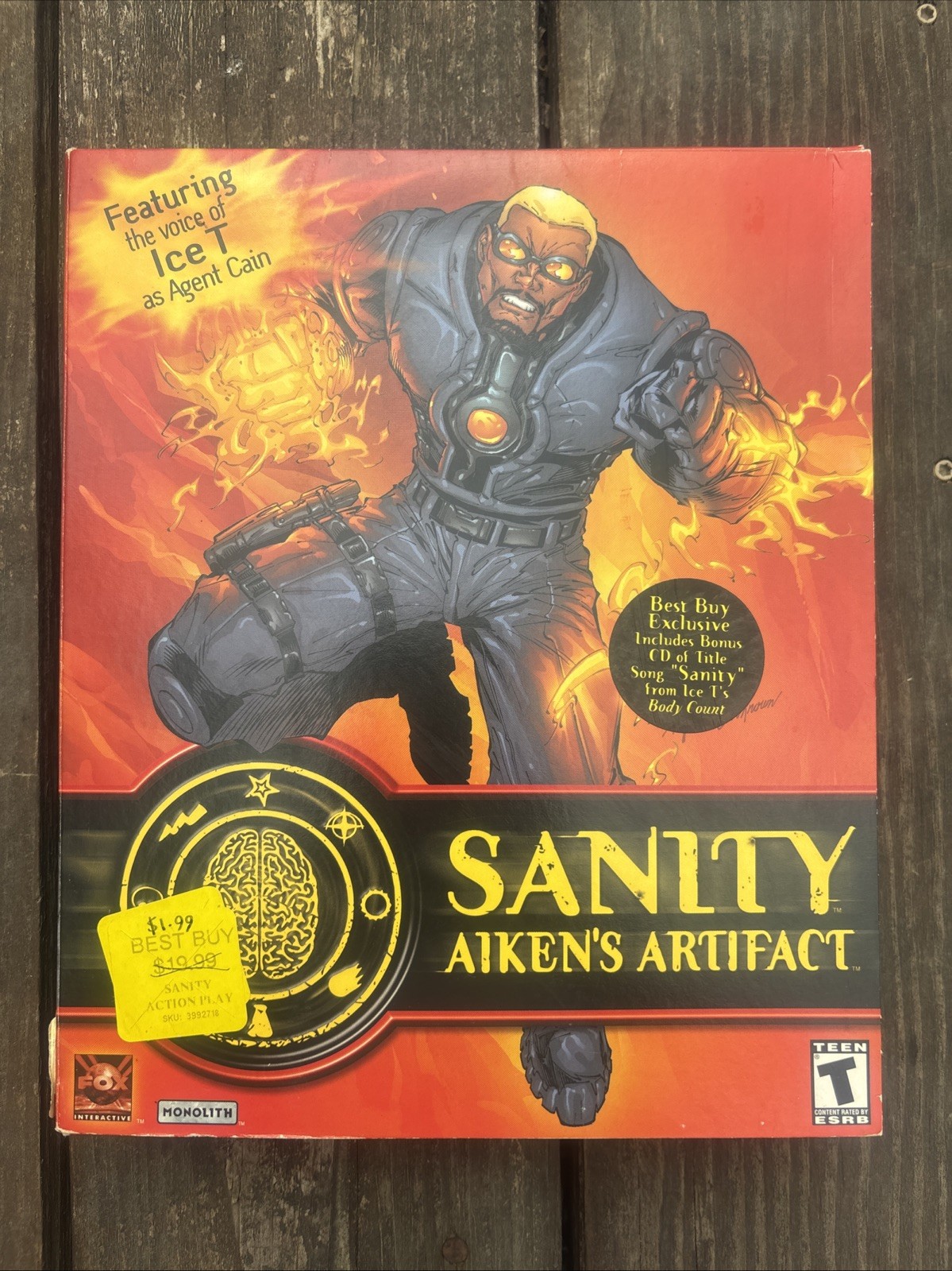 Sanity Aiken's Artifact Big Box PC Game 2000 New Sealed