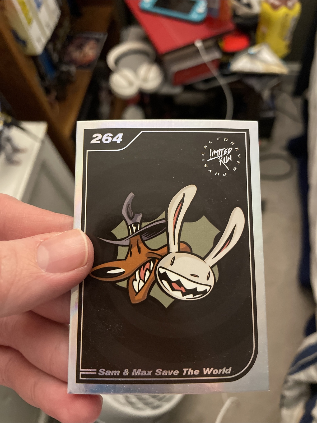 Limited Run Games SILVER Trading Card #264 Lucasarts Sam & Max Save the World