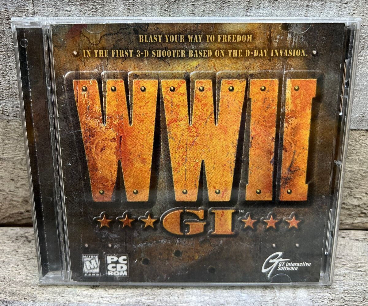WWII GI (Windows PC CD-ROM, GT Interactive 1999) RESURFACED DISC