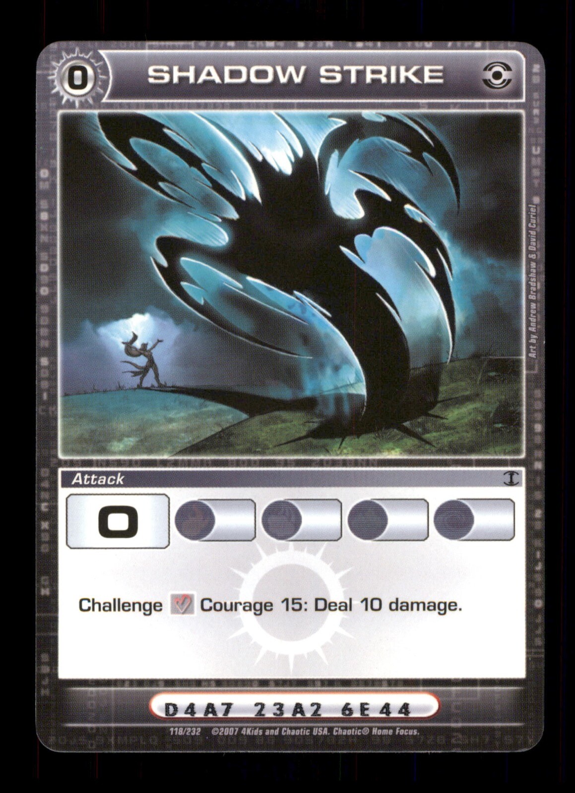 SHADOW STRIKE 118/232 Chaotic 2007 4Kids Trading Card TCG CCG