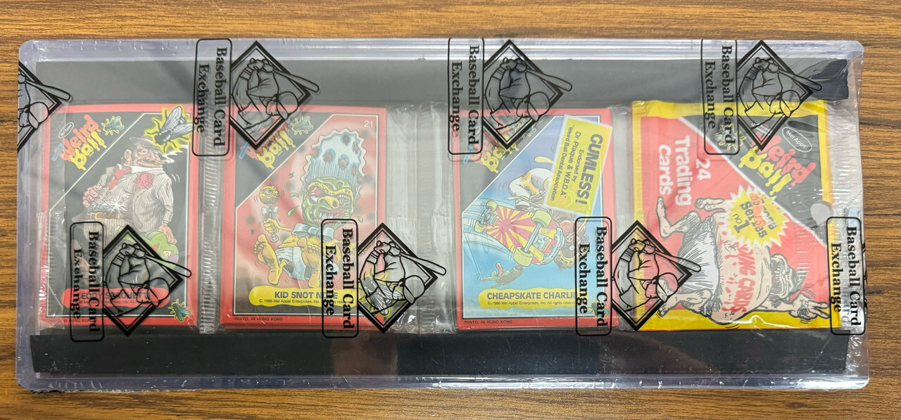 1986 Mel Appel Weird Ball Rack Pack BBCE Wrapped and Sealed