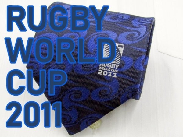 [Rugby World Cup] OD 448 Rugby World Cup 2011 RUGBY WORLD CUP 2011 Tie Navy