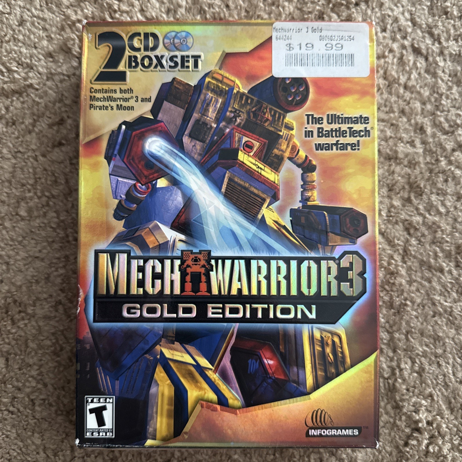 MechWarrior 3: Gold Edition - Mech Warrior (PC CD-ROM) Small Box - Read Desc