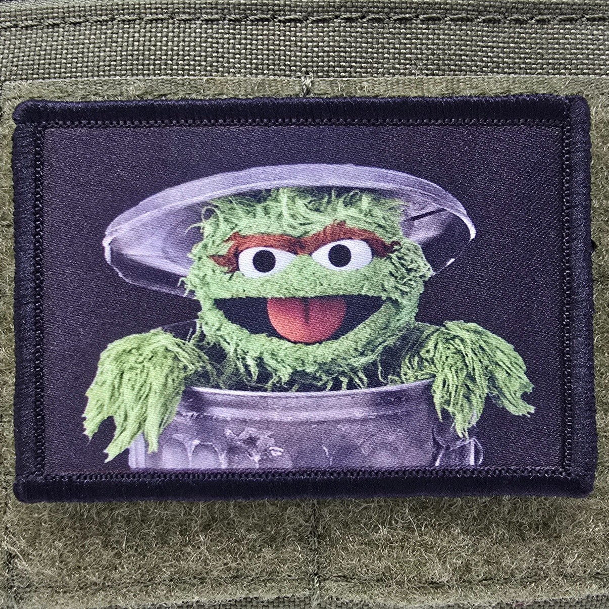 The Grouch Patch Moral Tactical Puppet USA Flag Hook & Loop 3x2