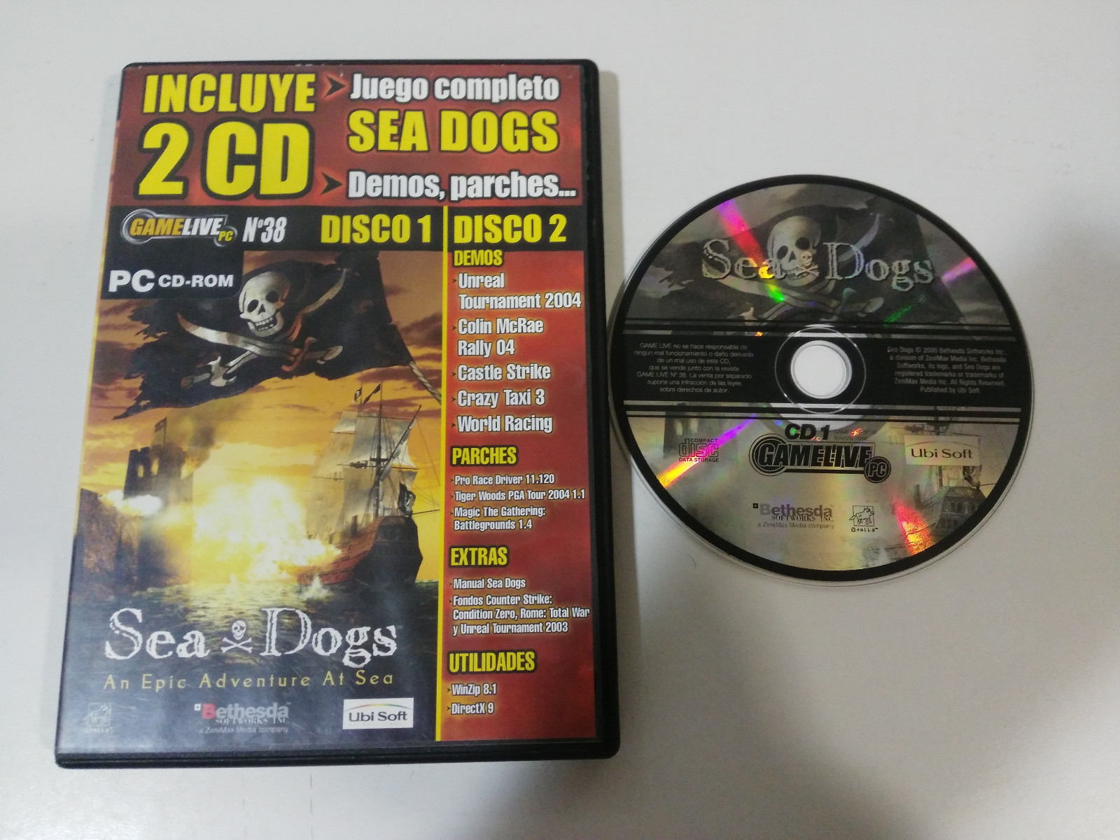 Sea Dogs An Epic Adventure At Sea Juego Para PC 2 X CD-ROM Edicion España