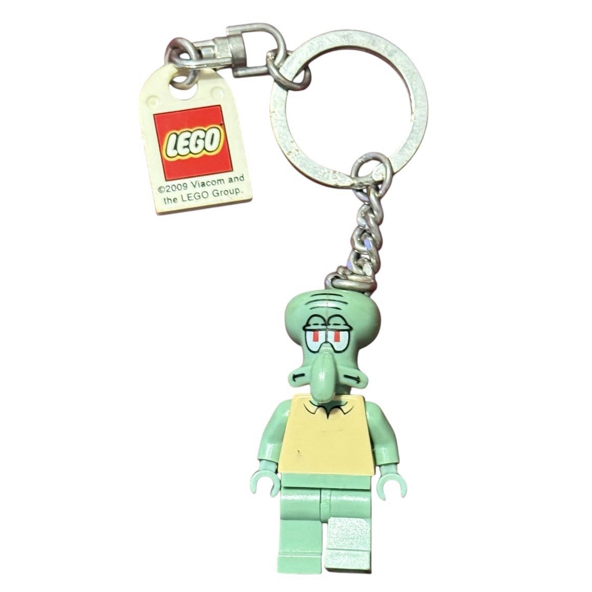 2009 Lego Squidward Tentacles Keychain SpongeBob SquarePants (852714-1)